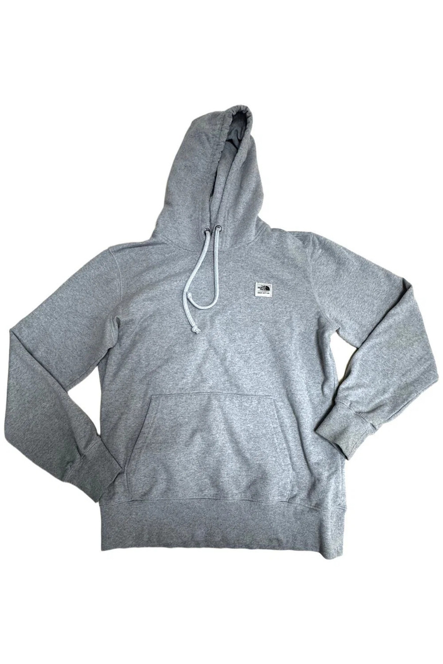The North Face Women's Heritage Patch Pullover Hoodie Lt Grey - Regular